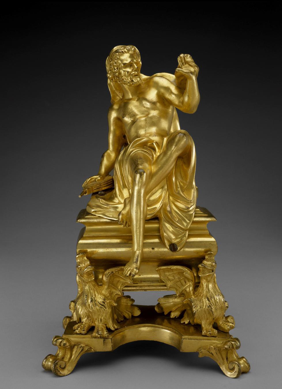 French, Chenet (one of a pair), c. 1710–40