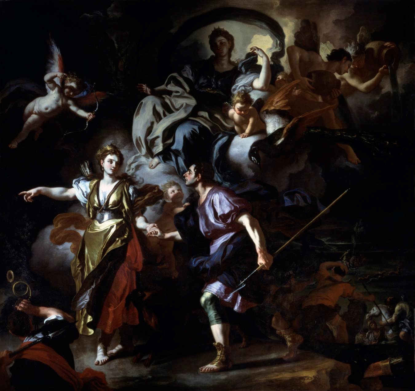 Francesco Solimena, The Royal Hunt of Dido and Aeneas, c. 1712–14 