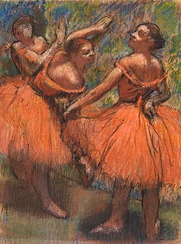Group of Dancers (Red Skirts)
