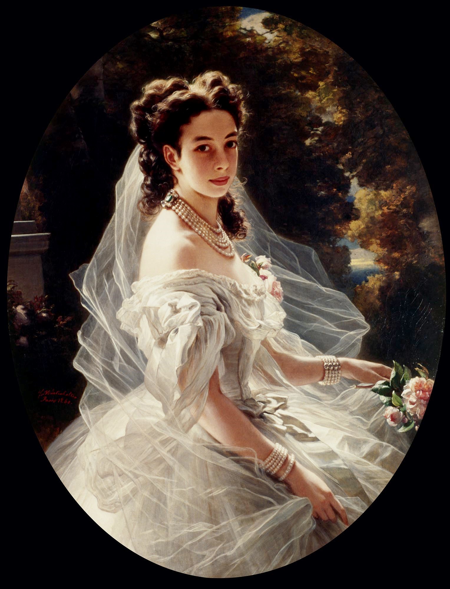 Eugenie Empress of the French in Her Bridal Costume