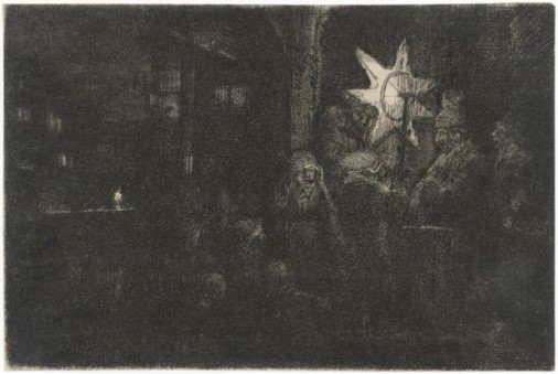 Rembrandt van Rijn, The Star of Kings: A Night Piece, c. 1652