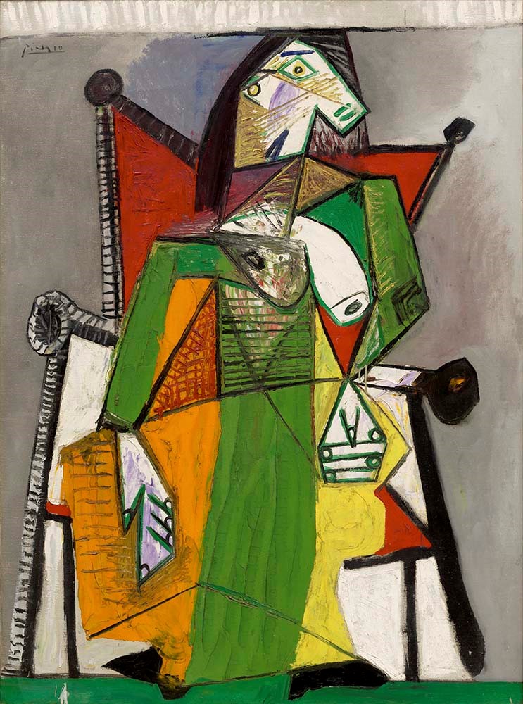 Picasso - Femme assise dans un fauteuil