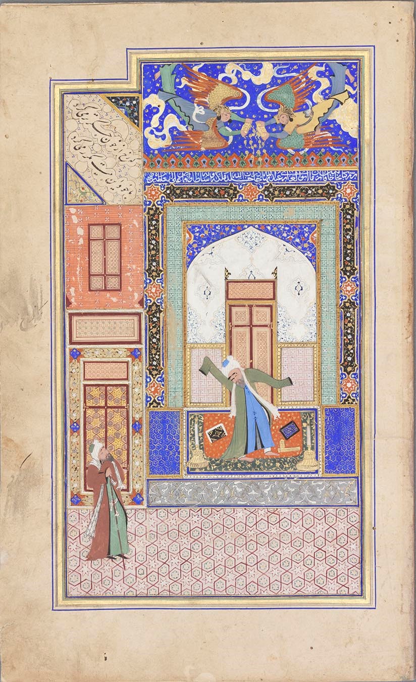 Sufi Watching the Poet Sadi in Ecstasy