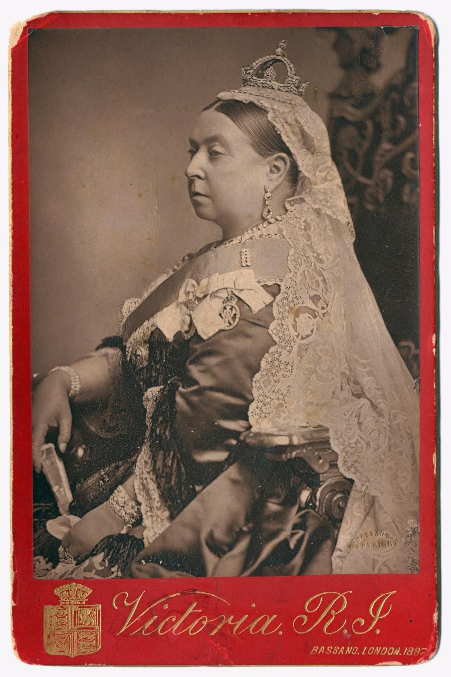 Alexander Bassano, Queen Victoria, 1887, carbon print