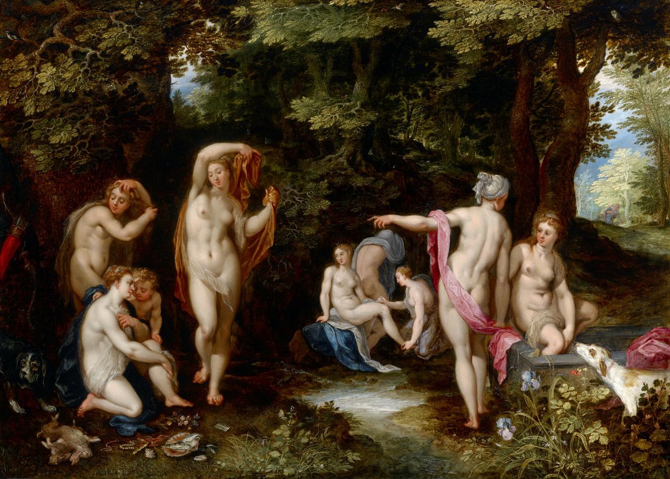 Jan Brueghel the Elder, Diana and Actaeon, c. 1600