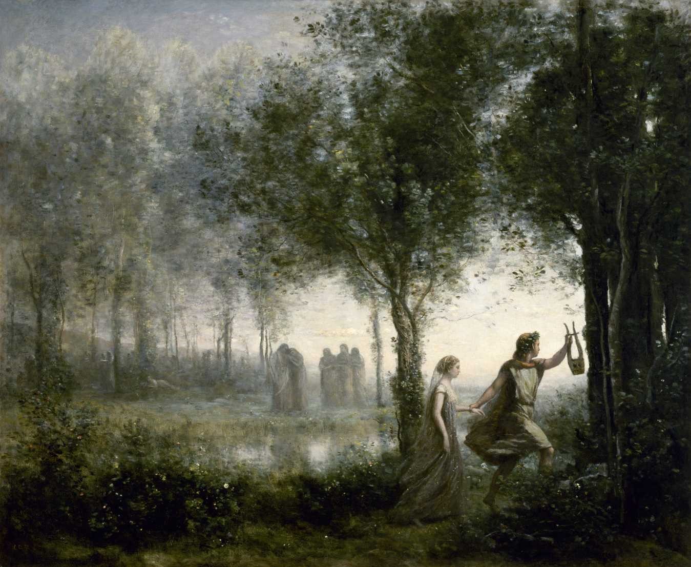 Jean-Baptiste-Camille Corot, Orpheus Leading Eurydice from the Underworld, 1861
