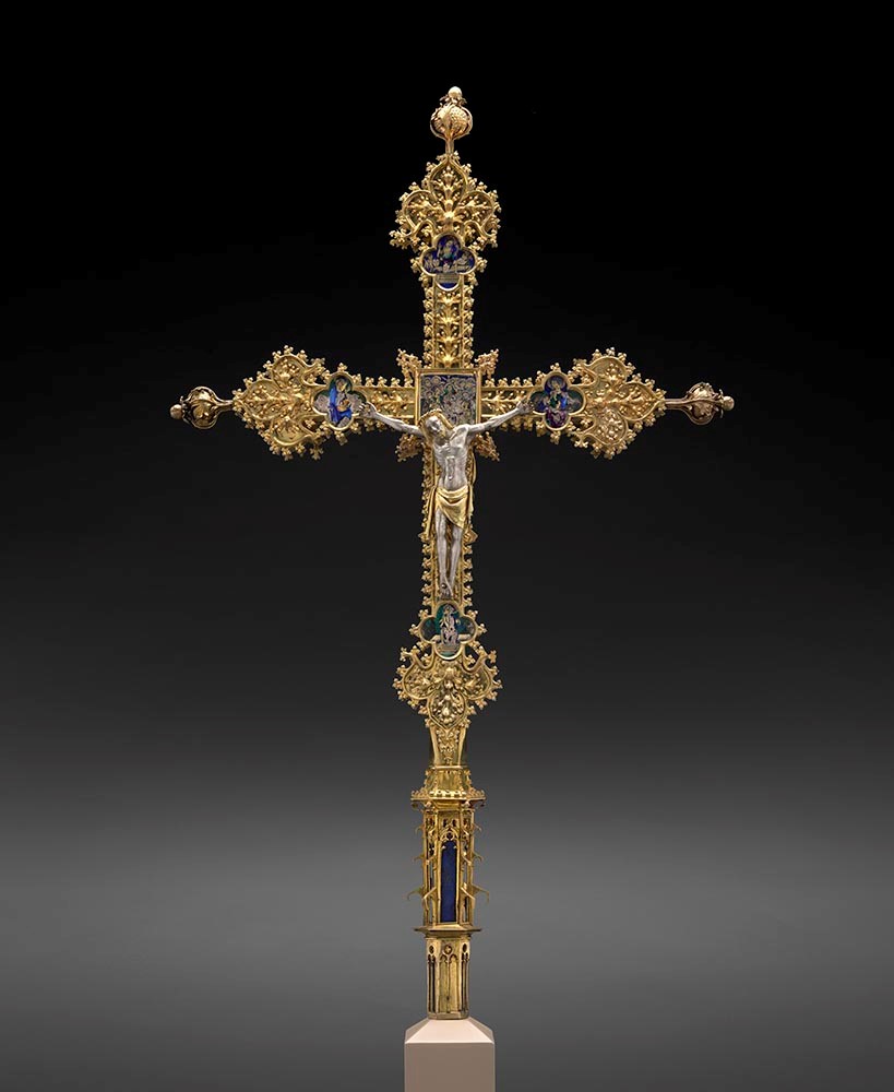 Spanish, Processional Cross, c. 1400