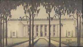 1924 Original MFAH Building (watercolor)