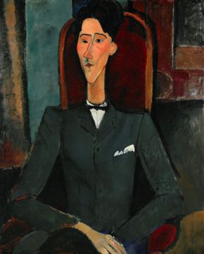 Amedeo Modigliani, Jean Cocteau, 1916, oil on canvas