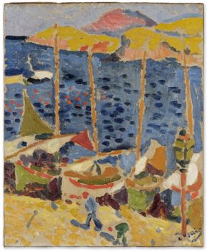 André Derain, Boats at the Port of Collioure, 1905, oil on canvas