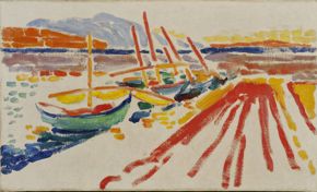 André Derain, The Pier at L’Estaque, 1906, oil on canvas