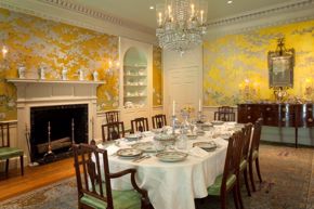 Bayou Bend period room interiors - Dining Room