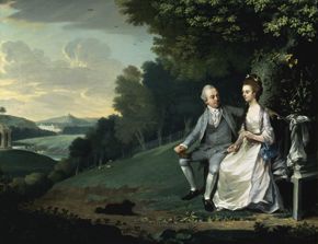 British, Portrait of a Couple, 1776, oil on canvas