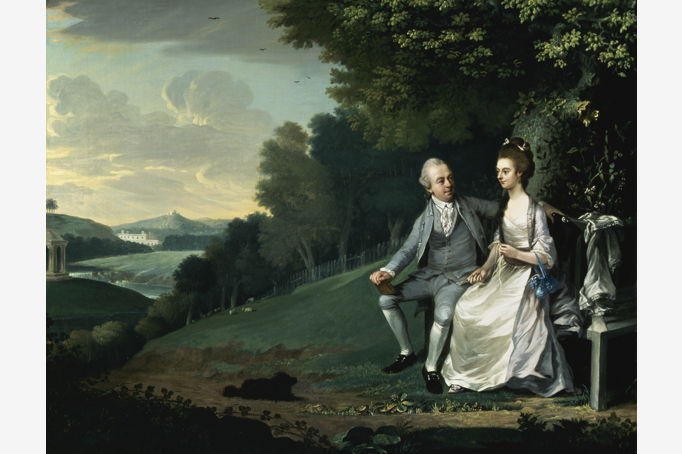British, Portrait of a Couple, 1776, oil on canvas