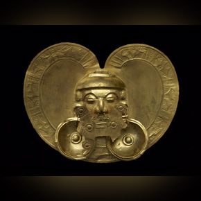 Calima, Colombia, Pectoral with Face, 200 BC–1300 AD, gold