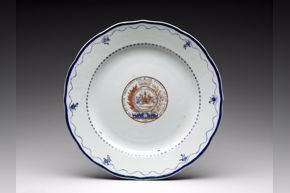 Chinese, Plate, c. 1790, porcelain