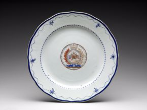 Chinese, Plate, c. 1790, porcelain