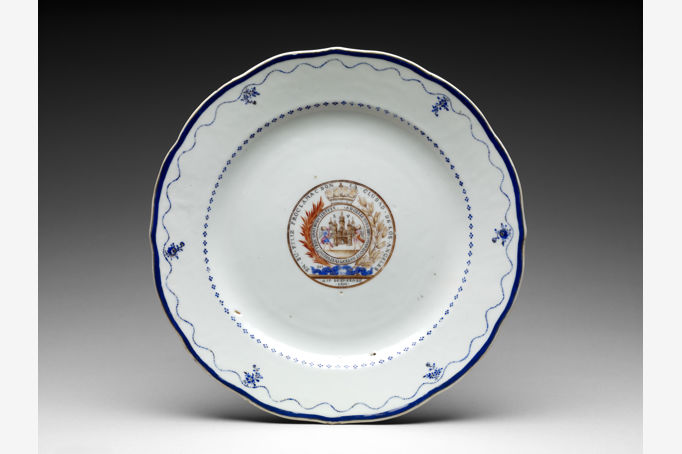 Chinese, Plate, c. 1790, porcelain