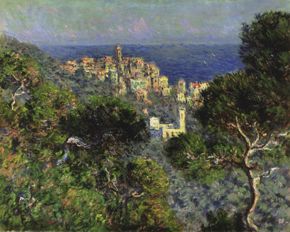 Claude Monet, View of Bordighera, 1884, oil on canvas