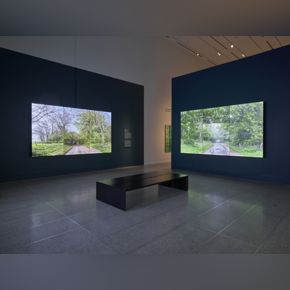 David Hockney, The Four Seasons, Woldgate Woods, 2010–11, 36-channel video installation