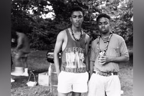 Dawoud Bey, Two Boys in Prospect Park, 1990, gelatin silver print
