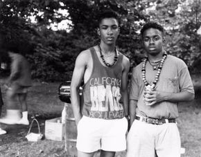 Dawoud Bey, Two Boys in Prospect Park, 1990, gelatin silver print