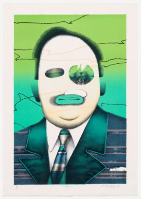 Ed Paschke, Execo, 1983, lithograph in colors on wove paper