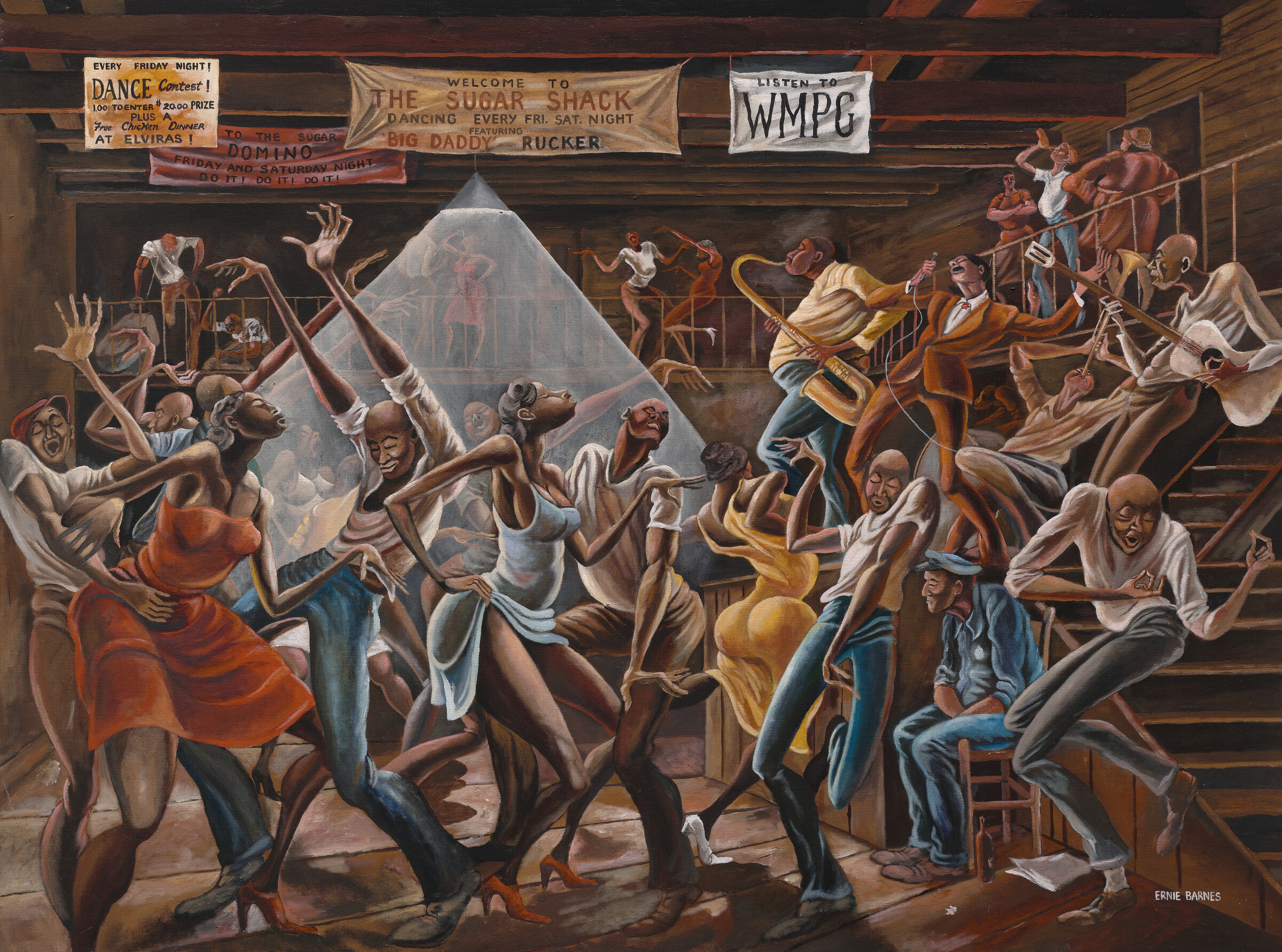 Open On Juneteenth The Museum Of Fine Arts Houston   Ernie Barnes Sugar Shack.10513822464579747326 