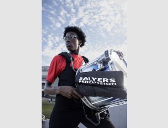 Anthony Wright, Snare Preparation, 2025, inkjet print, Lamar High School
