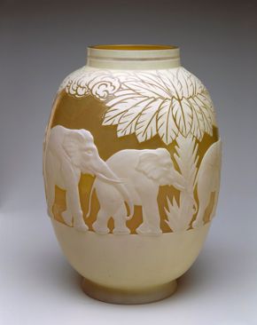 Gallé - Elephant Vase