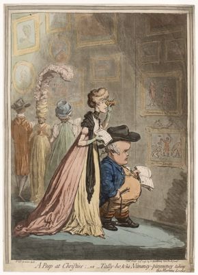 Gillray- A Peep at Christies