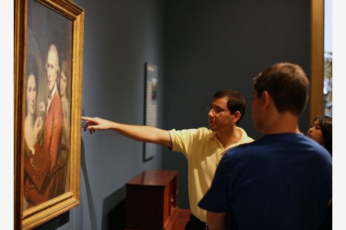 guide/tour in beck american galleries