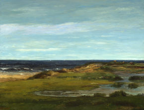 Gustave Courbet, Seascape, c. 1865, oil on canvas