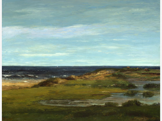 Gustave Courbet, Seascape, c. 1865, oil on canvas
