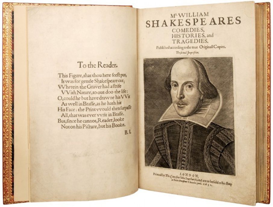 hirsch library shakespeare exhibition - 2nd folio