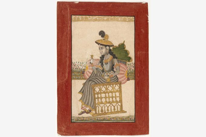 Indian A Bejeweled Lady