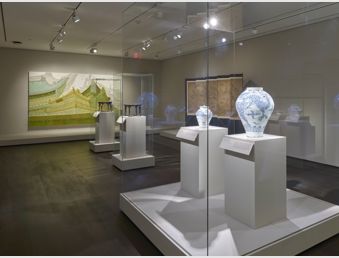 Installation view of the Arts of Korea Gallery