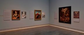 Installation view of Hidden Layers: Painting and Process in Europe, 1500–1800