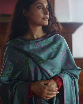 Kashmir Loom - A Kani Shawl In Contemporary Colors