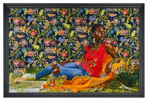 Kehinde Wiley, The Death of Hyacinth (Ndey Buri Mboup), 2022, oil on canvas