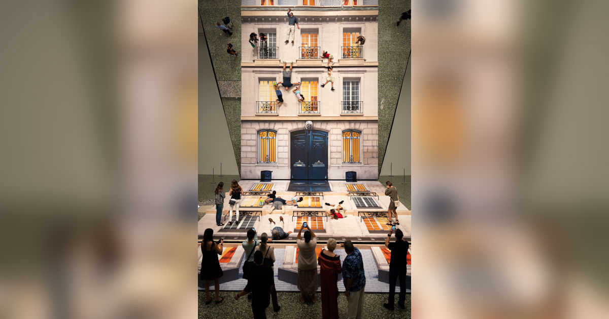 Leandro Erlich has his head in the clouds at Bon Marché Rive Gauche - en -  Say Who