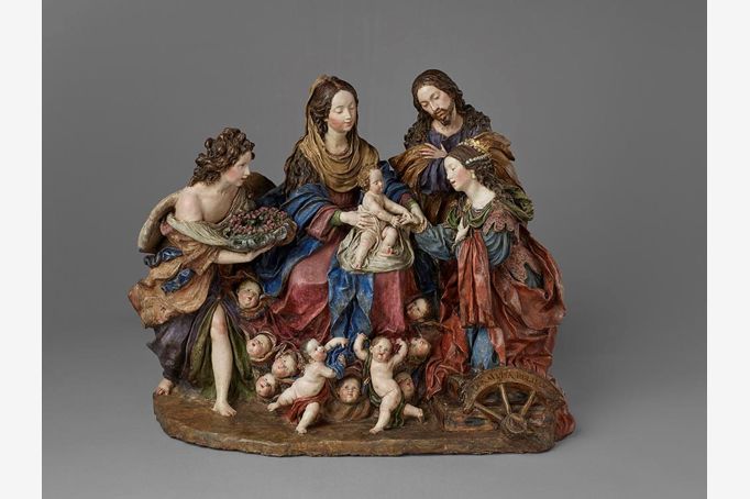 Luisa Roldán - Mystical Marriage of St. Catherine