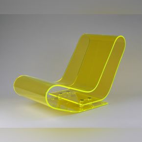 Maarten Van Severen, manufactured by Kartell, LCP00 (Low Plastic Chair), designed 2000, manufactured 2003, PMMA and metal