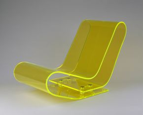 Maarten Van Severen, manufactured by Kartell, LCP00 (Low Plastic Chair), designed 2000, manufactured 2003, PMMA and metal