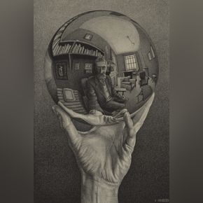 M.C. Escher, Hand with Reflecting Sphere, January 1935, lithograph