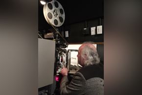 MFAH Films blog - Ralph Kaethner, 35mm projector