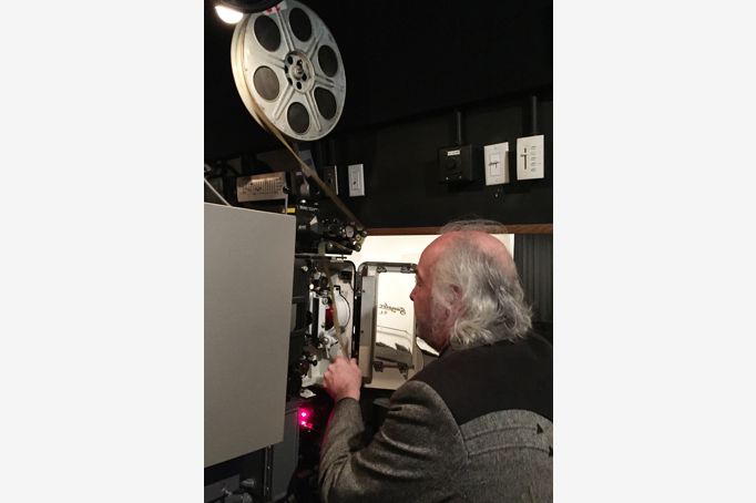 MFAH Films blog - Ralph Kaethner, 35mm projector