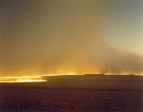 Richard Misrach, Desert Fire 249, 1985, chromogenic print