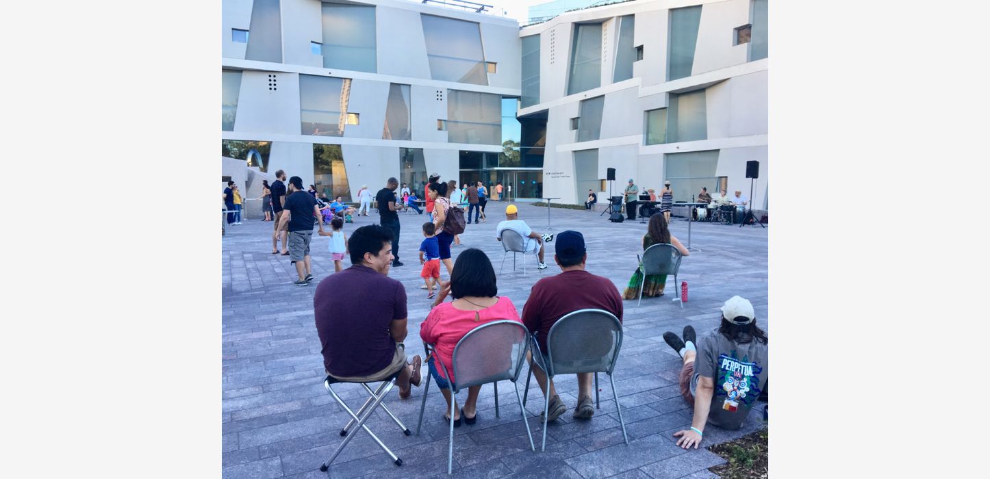 Music on the Plaza - band on Brown Foundation Inc. Plaza / at Glassell