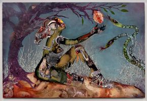 Wangechi Mutu, Forbidden Fruit Picker, 2015, photomontage